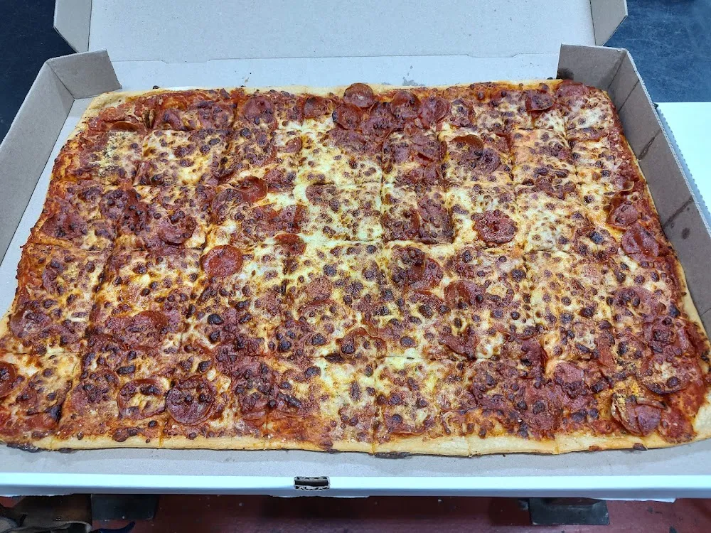 Triple Pepperoni and Double Cheese Pizza